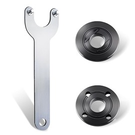 Angle Grinder Adjustable Spanner, 5/8" Angle Grinder Key, Inner and Outer Flange Wrench Metal Lock Nut, Angle Grinder Accessories for Cutting Discs and Polishing Discs