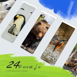 24 marcapáginas magnéticos para niños, marcapáginas de lectura para niños, marcapáginas magnéticas, accesorios escolares, clips para marcapáginas, ima