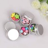 12 pcs Aluminium Empty Containers, 5ml Aluminium Tins Jars, Lip