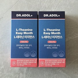 1+1 Dr. Adol L-Theanine Easy Month - Contains ingredients that can help relieve tension caused by premenstrual changes and stress, 120 tablets, 2 units / 1+1 닥터아돌 L테아닌 이지먼스 - 월경전 변화와 스트레스로 인한 긴장완화에 도움울 줄 수 있는 성분 함유, 120정, 2개