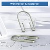 Nickel Shower Curtain Hooks Rings，Double Sided Shower Curtain Hooks Rust
