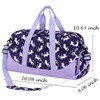 Choco Mocha Kids Duffle Bag Girls - Space Unicorn Weekender