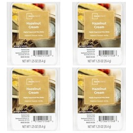 Mainstays Hazelnut Cream Scented Wax Melts, 1.25 oz, 4-Pack