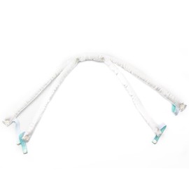 Octocurl Ribbon Curlers - Heatless Curling Headband - Flexible Curling Ribbon for Heatless Curls - Set of 2 (Satin - Champagne Cheers)