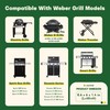 Boxential 25 Pack 8.6" x 6" Grill Drip Pans Compatible