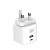 High-Speed Dual-Port 65W USB Charger with Replaceable Plugs – PD