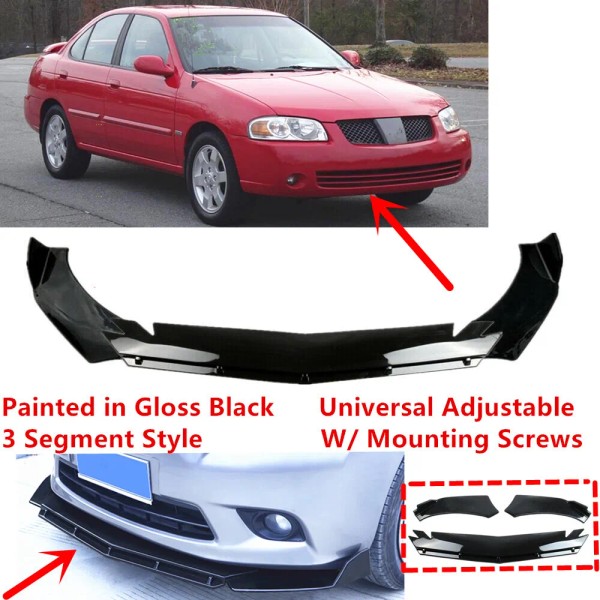 Aftermarket Products Add-on Universal For 2004-06 Nissan Sentra Gloss Black