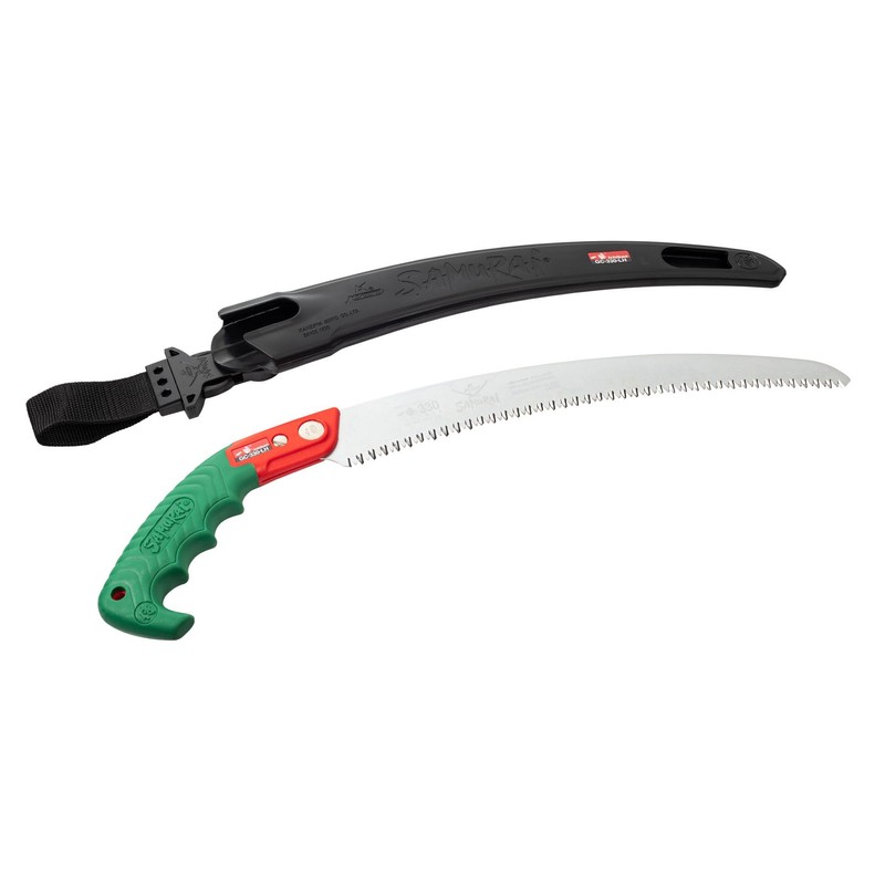 Samurai Ichiban 13" (330mm) Curved Pruning Saw w/Scabbard GC330LH (13114)
