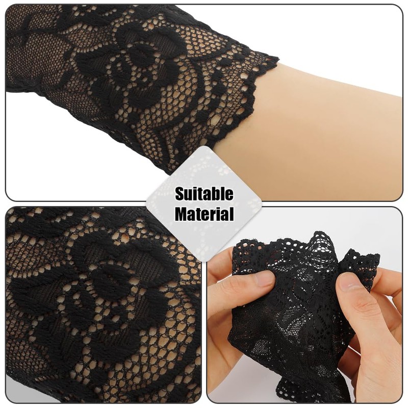 zavehony Fingerless Gloves,Lace Gloves