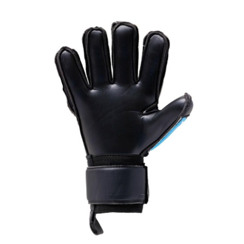 erebos 1000154 Darkness Flat PK Grip Goalie Gloves Black Blue
