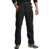 TBMPOY Men's Winter Hiking Pants Waterproof Softshell Fleece Lined Athletic