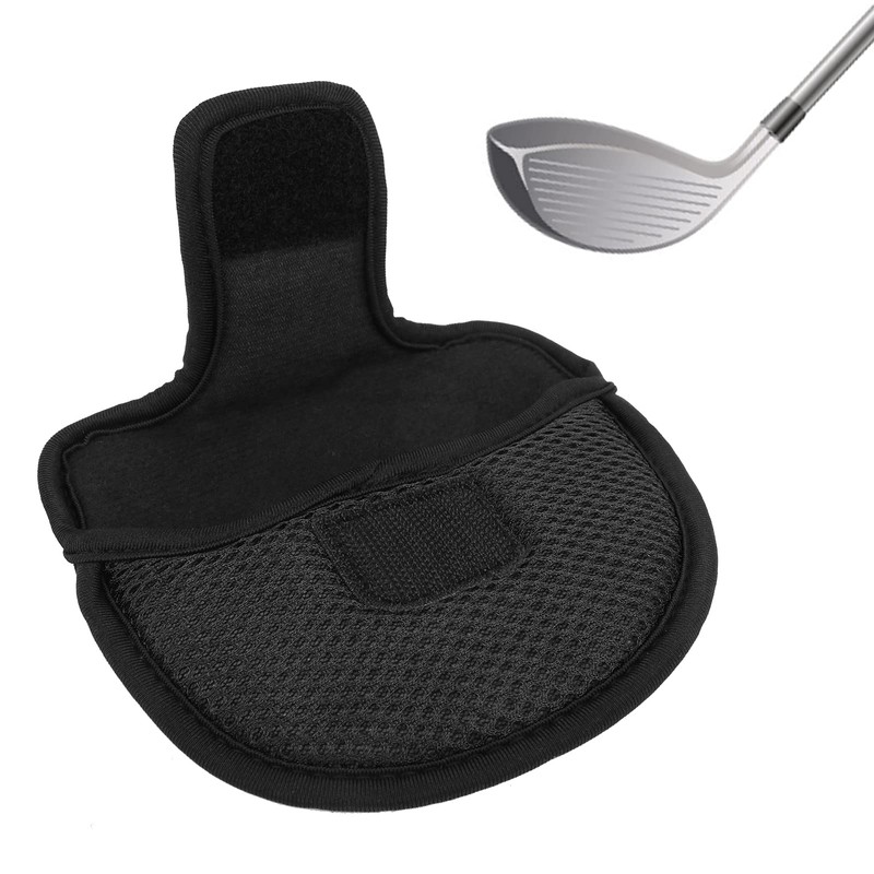 Sren Mallet Putter Cover, Plush Putter Covers Thick for(black)