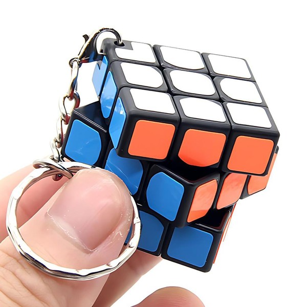 Rubik's Cube in Small Format with Key Ring, Mini Rubik's