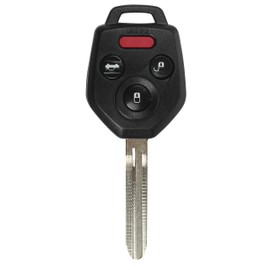 Replacement Key Fits for Subaru Key Fob Remote, for Forester Outback Impreza WRX XV Crosstrek Legacy, 4-Button Head Keyless Entry Electronic Part to Replace 57497-AL00A 57497-FJ230, FCC ID: CWTWB1U811