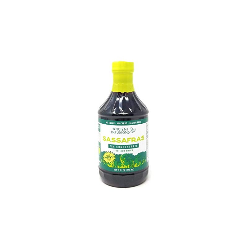Ancient Infusions Sassafras Concentrate Instant Tea, 12-Ounce Bottles (Pack of