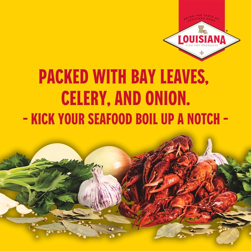 Louisiana Fish Fry, Herbal Overload Boil Booster, 8 oz (Pack