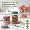12 Pack Overnight Oats Containers with Lids, 16oz/10oz/4oz Glass Jars
