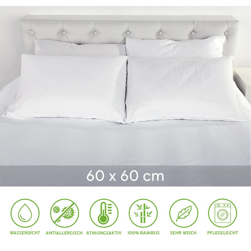 Comfier Sleep Waterproof Cushion Covers 60 x 60 cm with