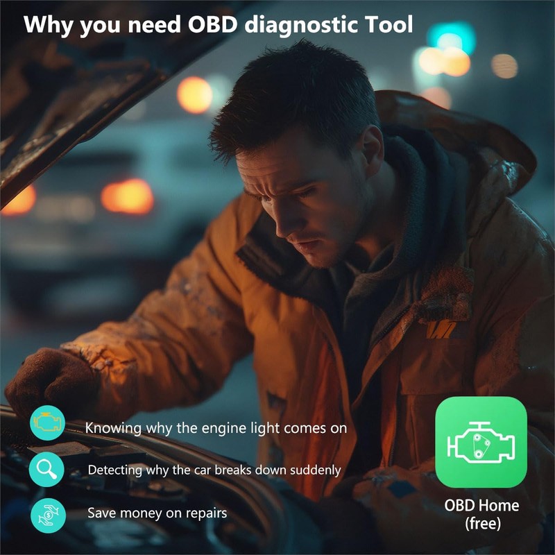 OBD2 Bluetooth 5.4 Diagnostic Tool Car 35900 Code Definitions OBD-ii
