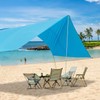 ASFANES Beach Canopy Sun Shelter | UPF50+ Windproof Waterproof Shade