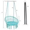Giantex Hammock Chair Macrame Swing - Hanging Chair with Cushion