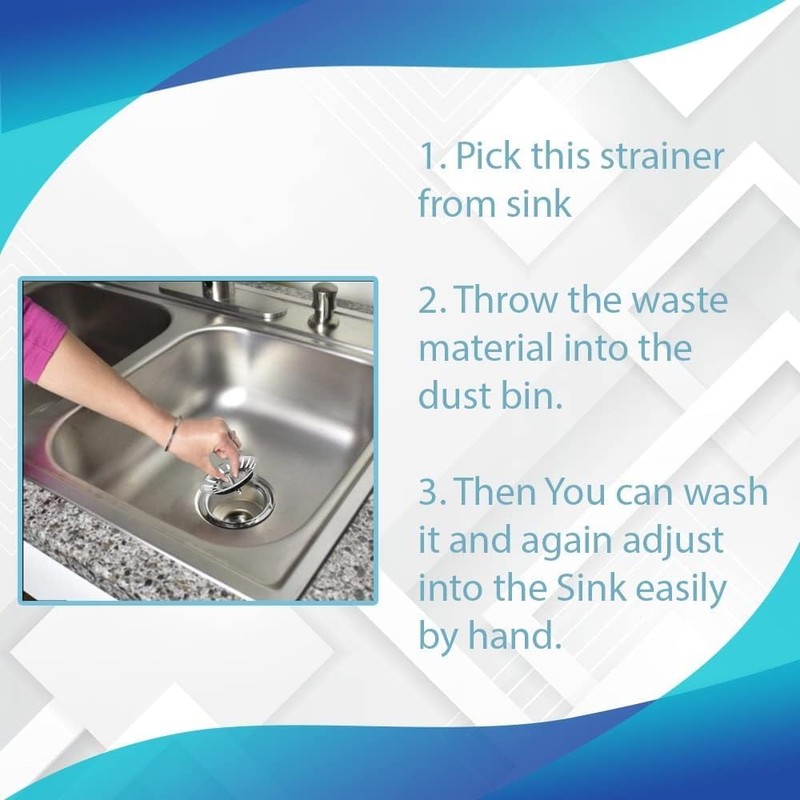Stainless Steel Kitchen Sink Plug Strainer – Rust Free Kitchen