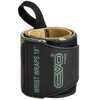 EVO Fitness Pair of 18” Deep Black Weight Lifting Wrist