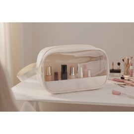 Read Book Transparent Cosmetic Bag Teacher Appreciation Clear PVC Makeup Bag Kindergarten Elementary Teacher Life Gift Book Character Gift (ReadClear-CA)