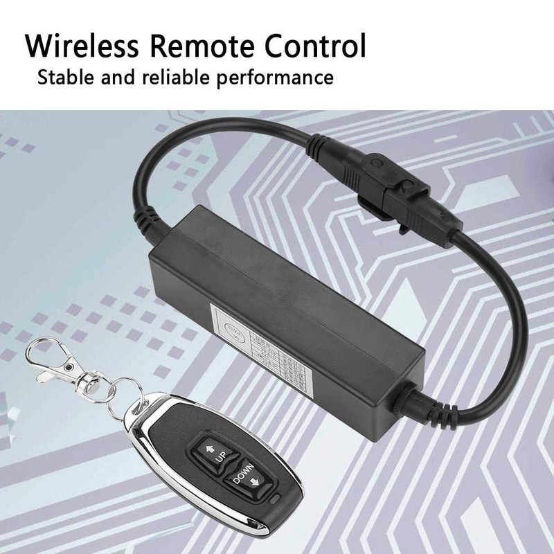 Fafeicy 12V DC Motor Linear Actuator Wireless Remote Control, DPDT
