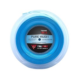 TRU PRO Pure Rush - Tennis String Reel (Poly): Power, Control, Spin - Develped for The Competitve Tennis Player (17g (1.23 mm), 200 m, Ocean Blue)