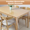 Incisite Clear PVC Table Cloth, Waterproof Wipe Clean Plastic Table