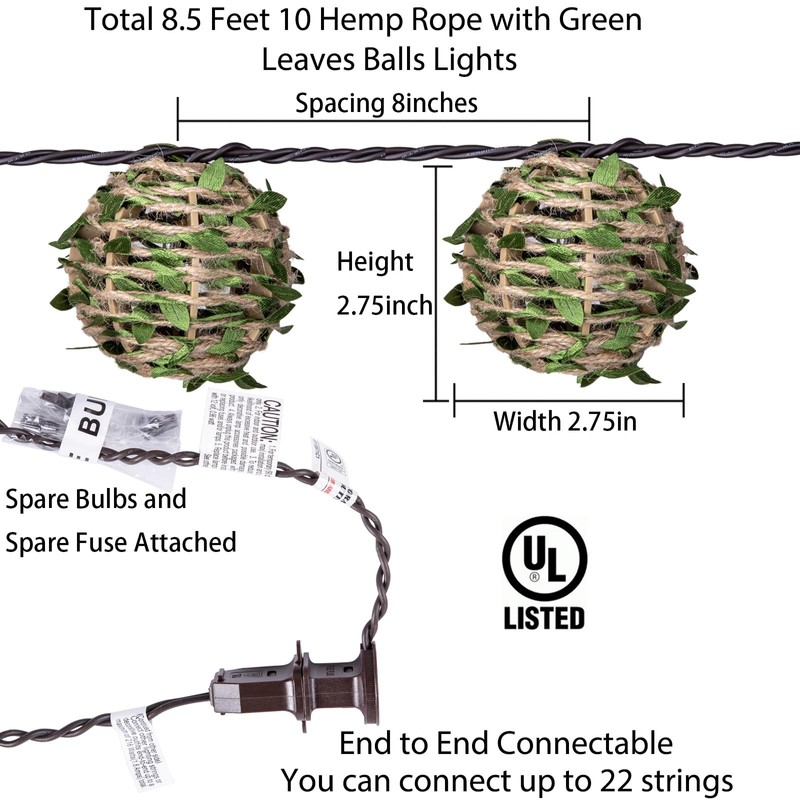 Decorative Lantern String Lights, Outdoor Plug in Hanging Lights with