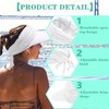 YAWYO Sun Visors for Women, Ladies Sun Hats Soft Wide