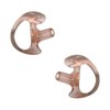 Left and Right Medium Flesh Pink Semi-Custom Open Ear Insert