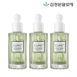 Kim Jung Moon Aloe [김정문알로에] 큐어 피토그린 앰플 3개 Kim Jung Moon Aloe Cure Phyto Green Ampoule 3ea