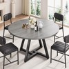 Jocoevol 51“ Round Kitchen Dining Room Table for 6-8, Circle