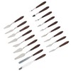 18Pcs Paint Scraper Knife Exquisite Plastic Handle Oil Painting Tool