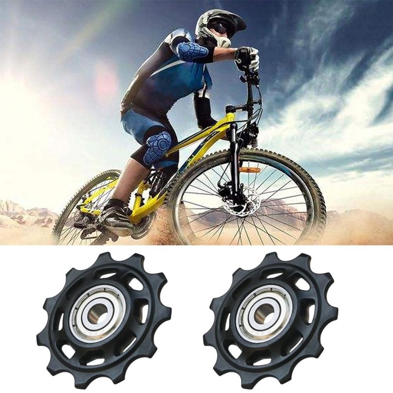 2 x 11T Derailleur RollerBoys Rear Wheel Pulleys Bicycle Rear