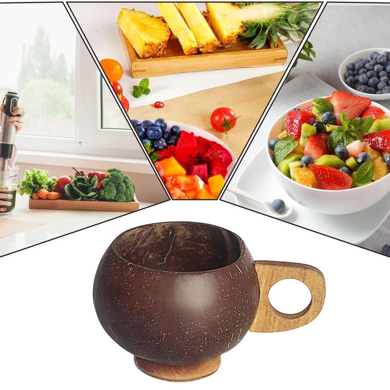 Coco Nut Bowls for Food | Natural Multipurpose Handmade Bowls