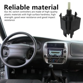 GRABOTE New Blower Control Switch Front 1L2Z18578AA, 1L2Z19986AA, F65Z19986AA, F65Z19986AB for 2000 Ford Ranger EV BATTERY EV (EV/BEV), with Factory Installed AC, for From 3/00