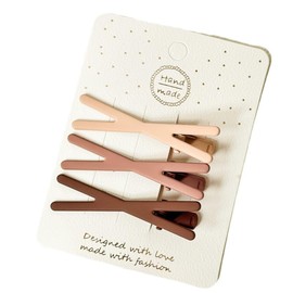 Zixui Hair Pin, Hair Clip, Ducker Clip, Bangs, Matte Dull Color Set