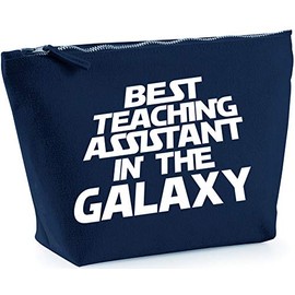 Hippowarehouse Best Teaching Assistant in the Galaxy printed make up cosmetic wash bag 18x19x9cm