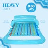 4E's Novelty 2 Person Inflatable Pool Lounger Float for Two