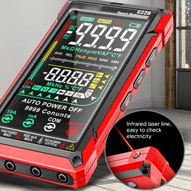 Digital Multimeter Kit Smart Touch Large Screen Rechargeable Digital Tester Fully Automatic Non Burning Ohm Amp Volt Meter