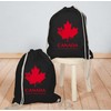 Vintage Gym Bag with Writing “Canada, Not Just Colder, Cooler”