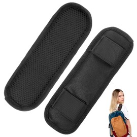 QFGasre 2 pcs Soft Shoulder Strap Pad Removable Backpack Strap Pads Breathable Fastener Cushions for Bag Backpack Satchel