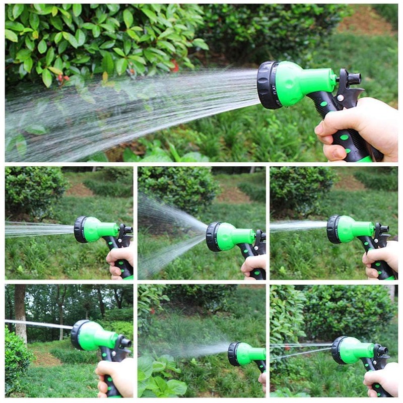 Recoil Garden Hose 25FT EVA Water Hose with 7-Pattern Spray