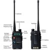 BaoFeng Radio High Power Upgraded BaoFeng UV-5R 144-148Mhz/420-450Mhz Ham Radio