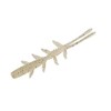 JACKALL Worm Scissor Comb, 3.0 Inch, Stealth Kasumi Shirau