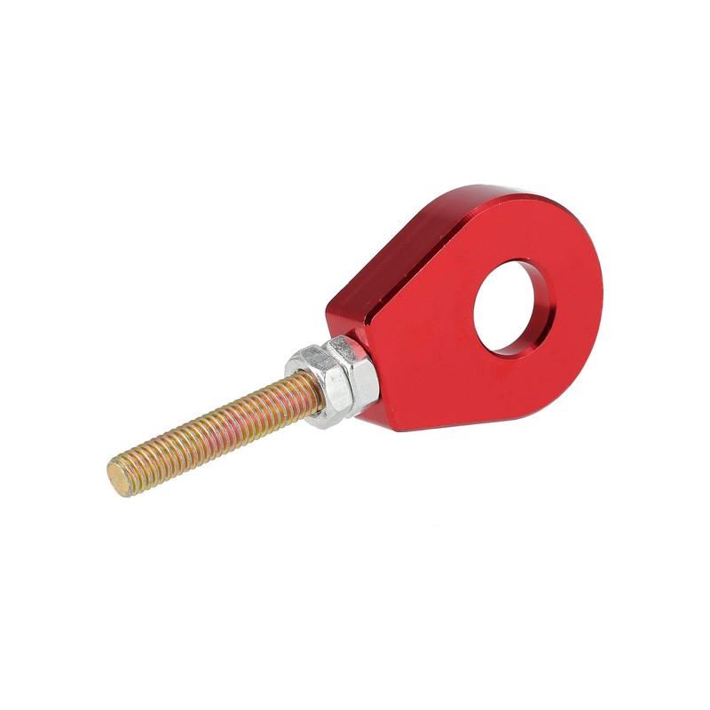 Simson S51, S5 Chain Tensioner for Swingarm, Anodised Aluminium, Red,